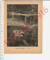Photo De Presse 1916 Poste De Téléphone (communications Téléphoniste) Grande Guerre 14-18 Armée Histoire - Unclassified