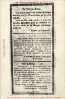 La Guerre En Lorraine En 1914 1917 Affiche Placardée Sur Les Murs De Lunecille Pendant L'occupation Allemande RV - Luneville