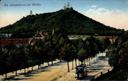 CPA Görlitz In Der Lausitz, Landeskrone, Straßenbahn - Other & Unclassified