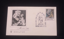 C) 1969. ARGENTINA. FDC. CHRISTMAS STAMP. XF - Argentina