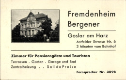 CPA Goslar Am Harz, Fremdenheim Bergener - Other & Unclassified