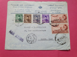 Egypte - Enveloppe Commerciale De Alexandria Pour Paris En 1952 - Réf 3590 - Briefe U. Dokumente
