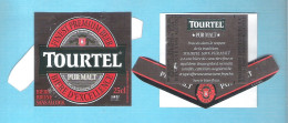 BIERETIKET -  TOURTEL - FINEST PREMIUM BIER - PUR MALT -  25 CL (BE 994) - Bier