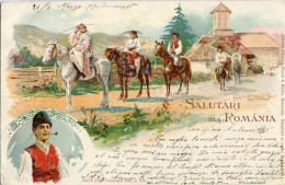 Romania Folklore 1898 Postcard To Venice Ed Storck Müller - Roemenië