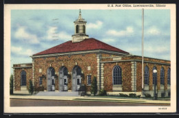 AK Lawrenceville, IL, U. S. Post Office  - Autres & Non Classés