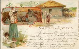 Romania Folklore 1901 To Belgium Ed Emil Storck - Romania