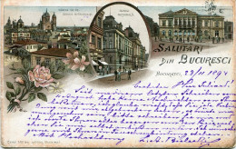 Romania Bucharest Finance 1894 To Belgium Ed Carol Müller - Romania