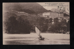 CPA - 74 - Annecy - Le Lac Et Le Nouveau Monastère De La Visitation - Animée (barque) - Circulée En 1915 - Annecy