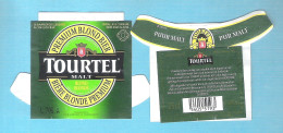 BIERETIKET -  TOURTEL - PREMIUM BLOND BIER - MALT BLOND -  25 CL (BE 997) - Birra