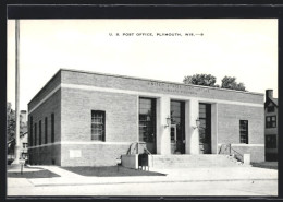 AK Plymouth, WI, United States Post Office  - Autres & Non Classés