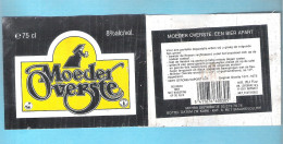 BIERETIKET -  MOEDER OVERSTE -  75 CL (BE 998) - Bière