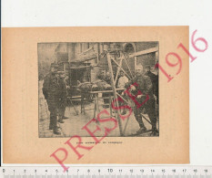 Photo De Presse 1916 Four Crématoire De Campagne (attelage Mobile) Grande Guerre 14-18 Armée Histoire - Unclassified