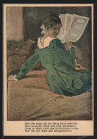 Künstler-AK Brynolf Wennerberg: Frau Im Grünen Kleid, Kriegsanleihe  - Guerre 1914-18
