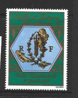 Wallis & Futuna Islands 1979 French President Visit 47 Fr Airmail Single MNH - Ungebraucht