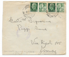 DA PM 3200 ( BOLOGNA ) A FIRENZE - 19.8.1943. - Military Mail (PM)