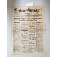 Berliner Abendpost, 13. Januar 1918, 32 Jahrgang , Nr. 11 : - Sonstige & Ohne Zuordnung