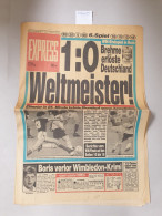 Express, 9. Juli 1990: 1:0 Weltmeister! WM-Endspiel In Rom : - Autres & Non Classés