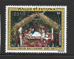 Wallis & Futuna Islands 1981 Christmas 180 Fr Airmail Single MNH - Neufs
