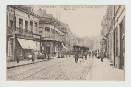 CPA - 59 - VALENCIENNES (Nord) - Arrivée Du TRAMWAY à Vapeur De Quiévrain (Belgique) Rue De Mons Vers 1915 - Tramways