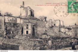 55 VERDUN SES RUINES LA RUE MAZEL ET LES ANCIENNES FORTIFICATIONS GALLO ROMAINE - War 1914-18