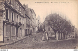 07 ANNONAY RUE ET PLACE DE L'HOTEL DE VILLE - Annonay