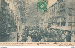 RARE  ESPAGNE BARCELONA LLANO DE LA BOQUERIA TRES GROSSE ANIMATION - Barcelona