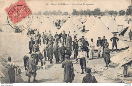 51 CAMP DE CHALONS UN COIN DU CAMPEMANT - Kasernen