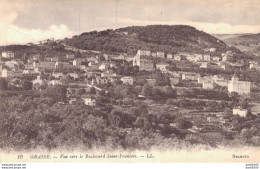 06 GRASSE VUE VERS LE BOULEVARD SAINT FRANCOIS - Grasse