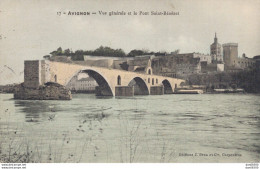 84 AVIGNON VUE GENERALE ET LE PONT SAINT BENEZET - Avignon