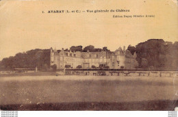 RARE  41 AVARAY VUE GENERALE DU CHATEAU - Autres & Non Classés