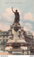 75 PARIS LA STATUE DE LA REPUBLIQUE - Statuen
