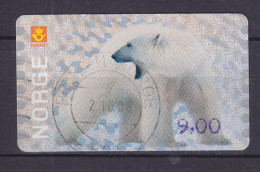 Norway 2006 Mi. 6, 9.00 (Kr) ATM / Frama Label Eisbär Polar Bear - Vignette [ATM]