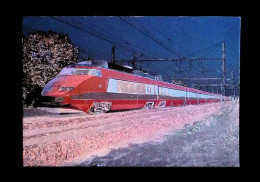 Cp, Chemin De Fer, Train à Grande Vitesse De La S.N.C.F., Record Du Monde De Vitesse Sur Rail, T.G.V. Vierge, Ed. Arno - Trains