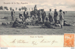 RECUERDO DE LA REP. ARGENTINA GRUPO DE GAUCHOS - Argentina