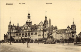 CPA Dresden Altstadt, Königliches Schloss, Wettin-Obelisk - Autres & Non Classés