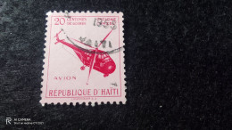 HAİTİ--1950-60     20     CENTİMES    DAMGALI - Haïti