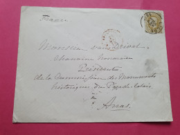 Belgique - Enveloppe De Liege Pour Arras En 1877 - Réf 3595 - 1869-1883 Léopold II