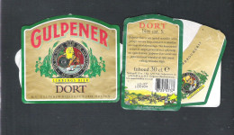 GULPENER - DORT  -   30 CL -  BIERETIKET  (BE 1025) - Bier