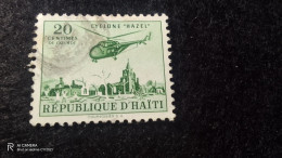 HAİTİ--1950-60     20     CENTİMES    DAMGALI - Haiti