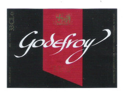 BRASSERIE DU GRAND ENCLOS- CORBION-BOUILLON - GODEFROY - PREMIUM PILS - BLONDE - 25 CL - BIERETIKET (2 Scans) (BE 1026) - Bière