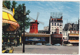 75 - PARIS - Le Moulin Rouge - Voitures - 1968 - Cafés, Hotels, Restaurants