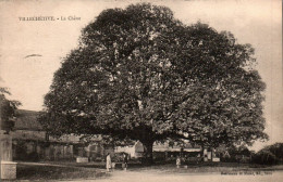 N°4182 W -cpa Villechetive -le Chêne- Cachet Convoyeur Au Verso- - Arbres