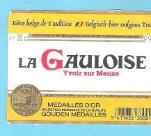 BIERETIKET -  LA GAULOISE -  33 CL  (2 Scans) (BE 1036) - Bier