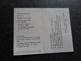 Rosette Dilles ° Hoboken 1934 + Antwerpen 1980 X Victor Hansen (Fam: Van Daele - De Laet - Labout - Fillet) - Obituary Notices