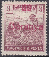 Hongrie Baranya 1919 Mi  Moissonneurs    (G6) - Baranya