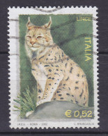 Italy 2002 Mi. 2675, 0.52 € Umwelt Und Natur Luchs Lynx Lince - 2001-10: Afgestempeld
