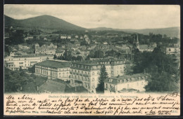 AK Baden-Baden, Ortsansicht Vom Schloss D. Freiherrn V. Venningen  - Baden-Baden