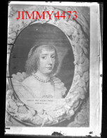 AMELIA De SOLMS Princesse AURIACA - Plaque De Verre En Négatif - Taille 64 X 89 Mlls - Glasdias