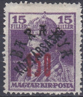 Hongrie Baranya 1919 Mi 57 Roi Charles IV (K6) - Baranya