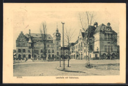 AK Jena, Lesehalle Mit Volkshaus  - Jena